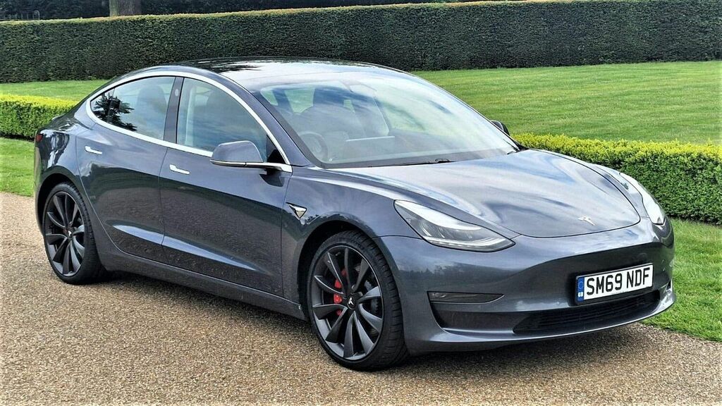 Compare Tesla Model 3 Model 3 Performance Awd SM69NDF Grey