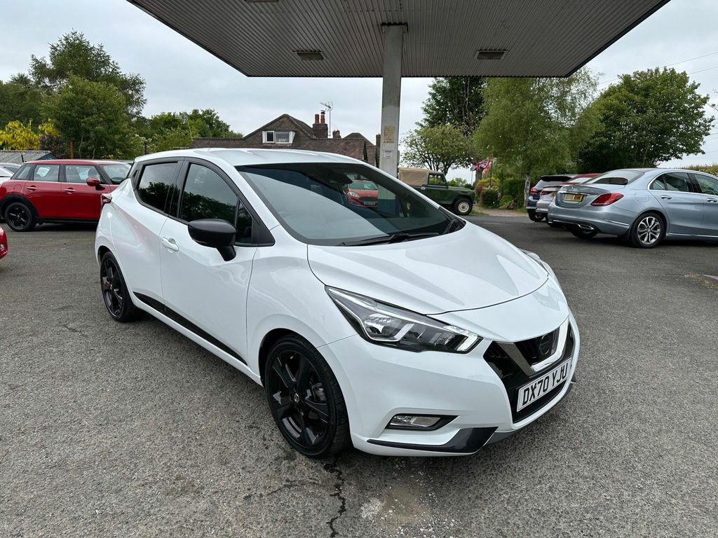 Compare Nissan Micra 1.0 Ig-t N-sport Euro 6 Ss DX70YJU White