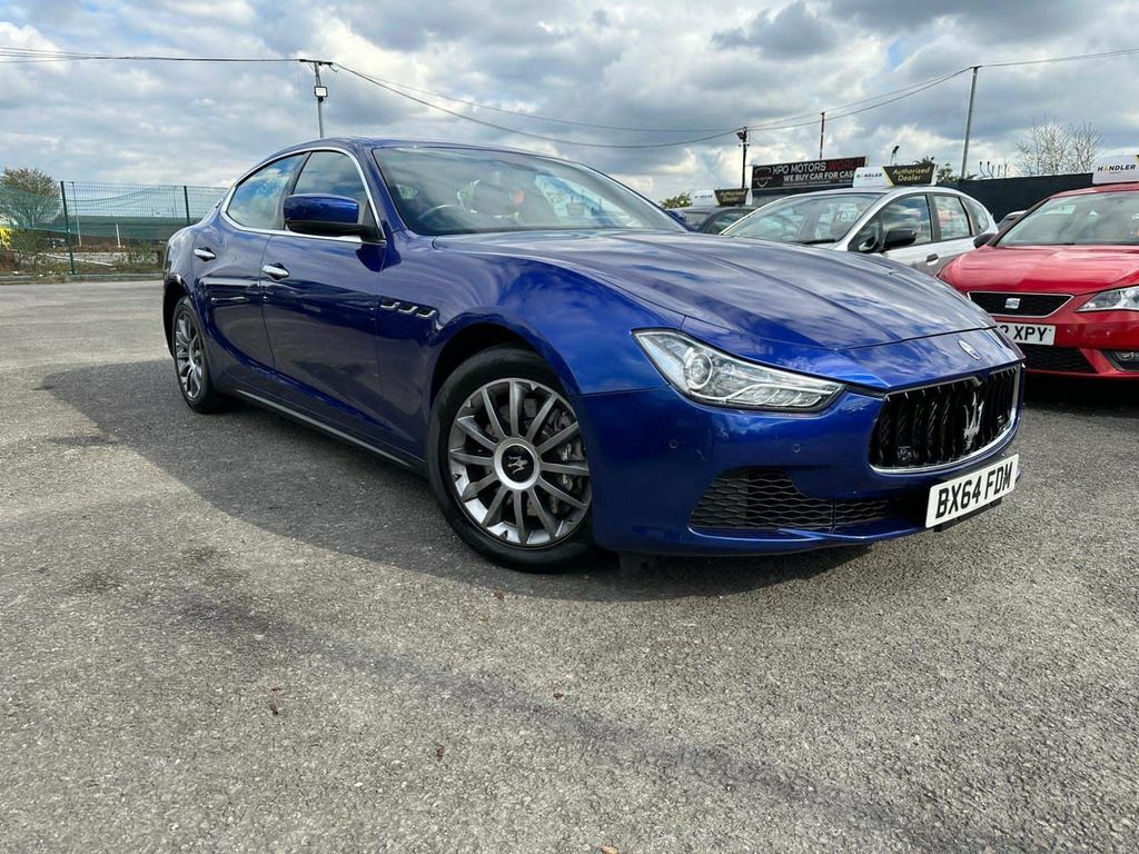 Compare Maserati Ghibli Dv6 BX64FDM Blue